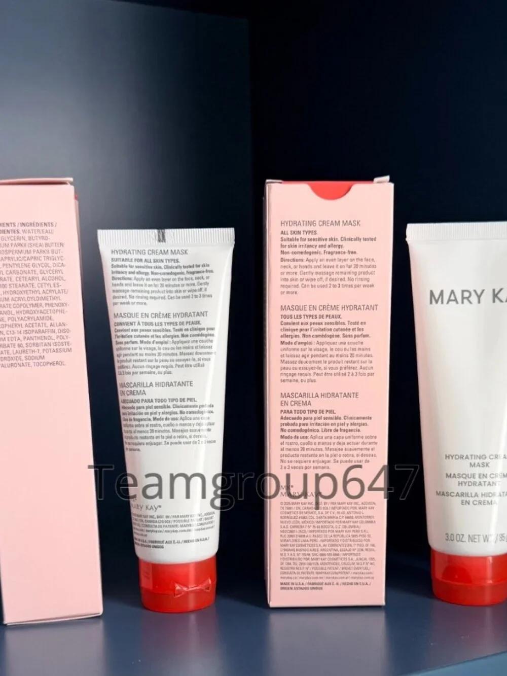 Mary Kay Hydrating Cream Mask 3.0 FL Oz. Are TWO ((2)) ITEMS. NEW IN BOX